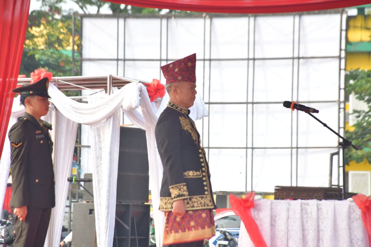 Paskibraka Rejang Lebong Sukses Kibarkan Bendera Merah Putih Pada HUT